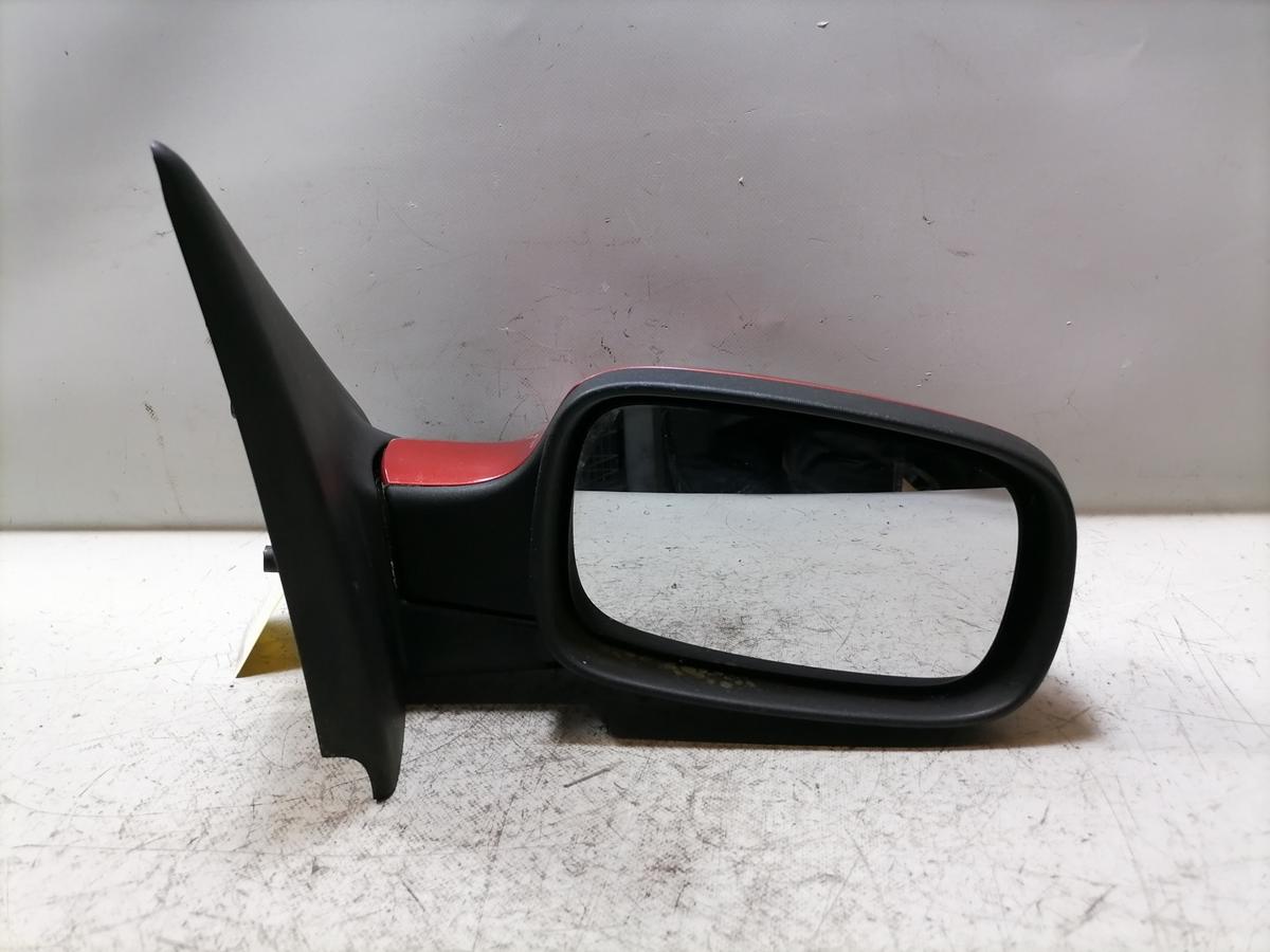 Renault Clio 3 original Au&szlig;enspiegel rechts TEB76 red of fire elektrisch anklappbar Bj.2006